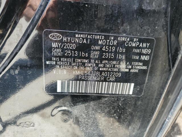 2020 HYUNDAI SONATA HYBRID KMHL54JJ8LA012209