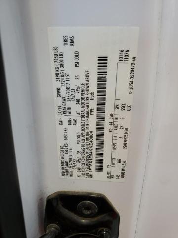 2019 FORD F150 SUPER CAB 1FTFX1E54KKE40004