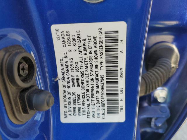 2017 HONDA CIVIC TOUR 2HGFC1F90HH637945