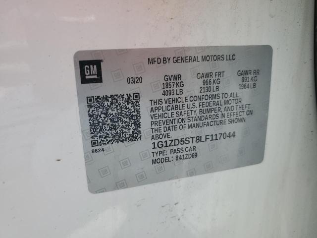 2020 CHEVROLET MALIBU LT - 1G1ZD5ST8LF117044