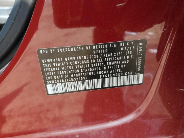 2016 VOLKSWAGEN JETTA - 3VW267AJ1GM338096