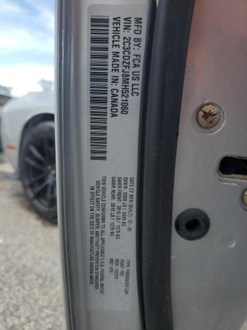 2021 DODGE CHALLENGER 2C3CDZFJ8MH521060