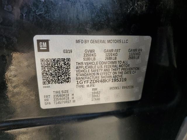 2019 CADILLAC XT4 PREMIU 1GYFZDR48KF195319