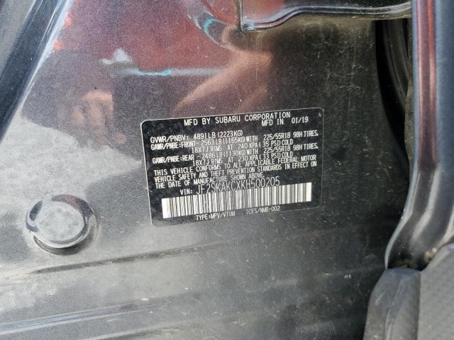 2019 SUBARU FORESTER S JF2SKAKCXKH500205