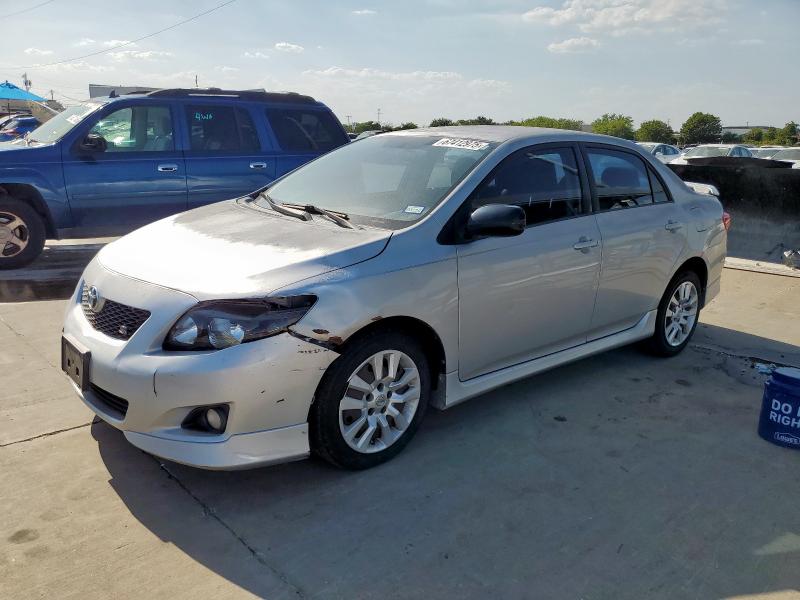 TOYOTA COROLLA BA 2009 silver sedan 4d gas 1NXBU40E99Z081632 photo #1