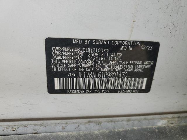 2023 SUBARU WRX PREMIU JF1VBAF61P9801470