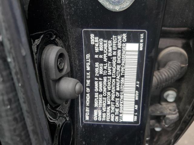 2020 HONDA CIVIC EX - SHHFK7H61LU221584