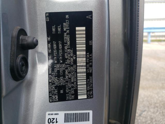 2016 TOYOTA SIENNA XLE - 5TDYK3DC5GS717200