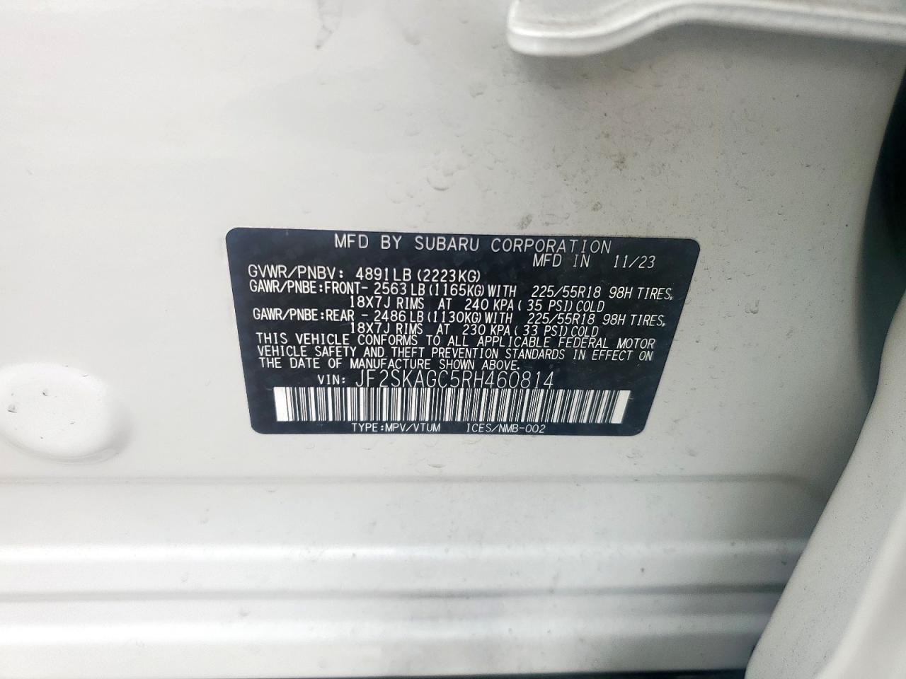 SUBARU FORESTER SPORT