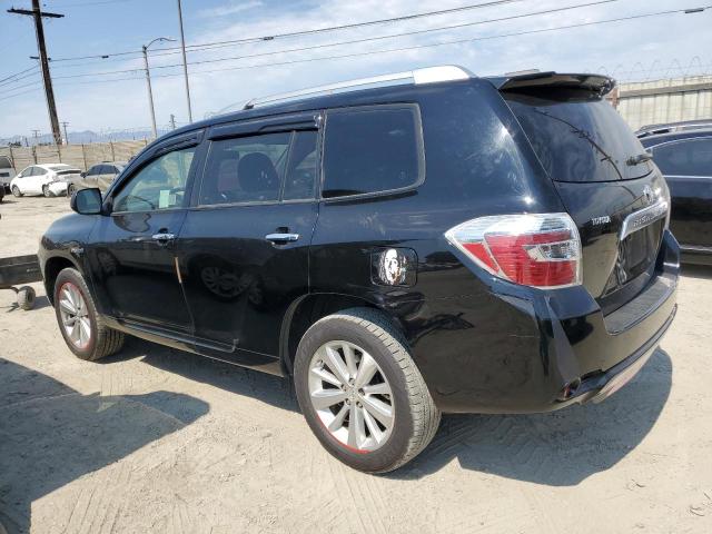TOYOTA HIGHLANDER 2008 black  hybrid engine JTEEW41A582005239 photo #3