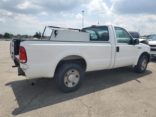 FORD F250 SUPER 2005 white pickup gas 1FTNF20575EB70989 photo #4