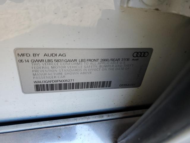 2015 AUDI A8 L QUATT WAU3GAFD8FN005271