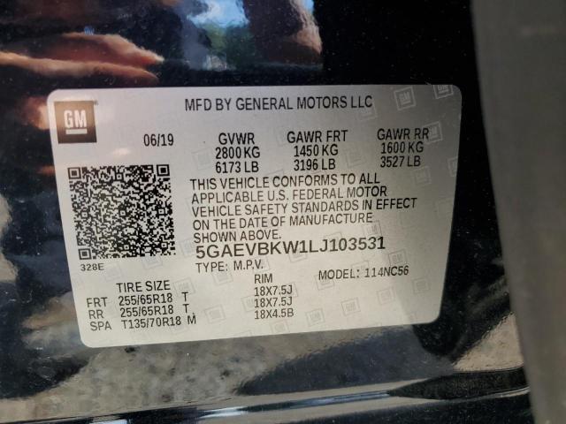 2020 BUICK ENCLAVE PR 5GAEVBKW1LJ103531