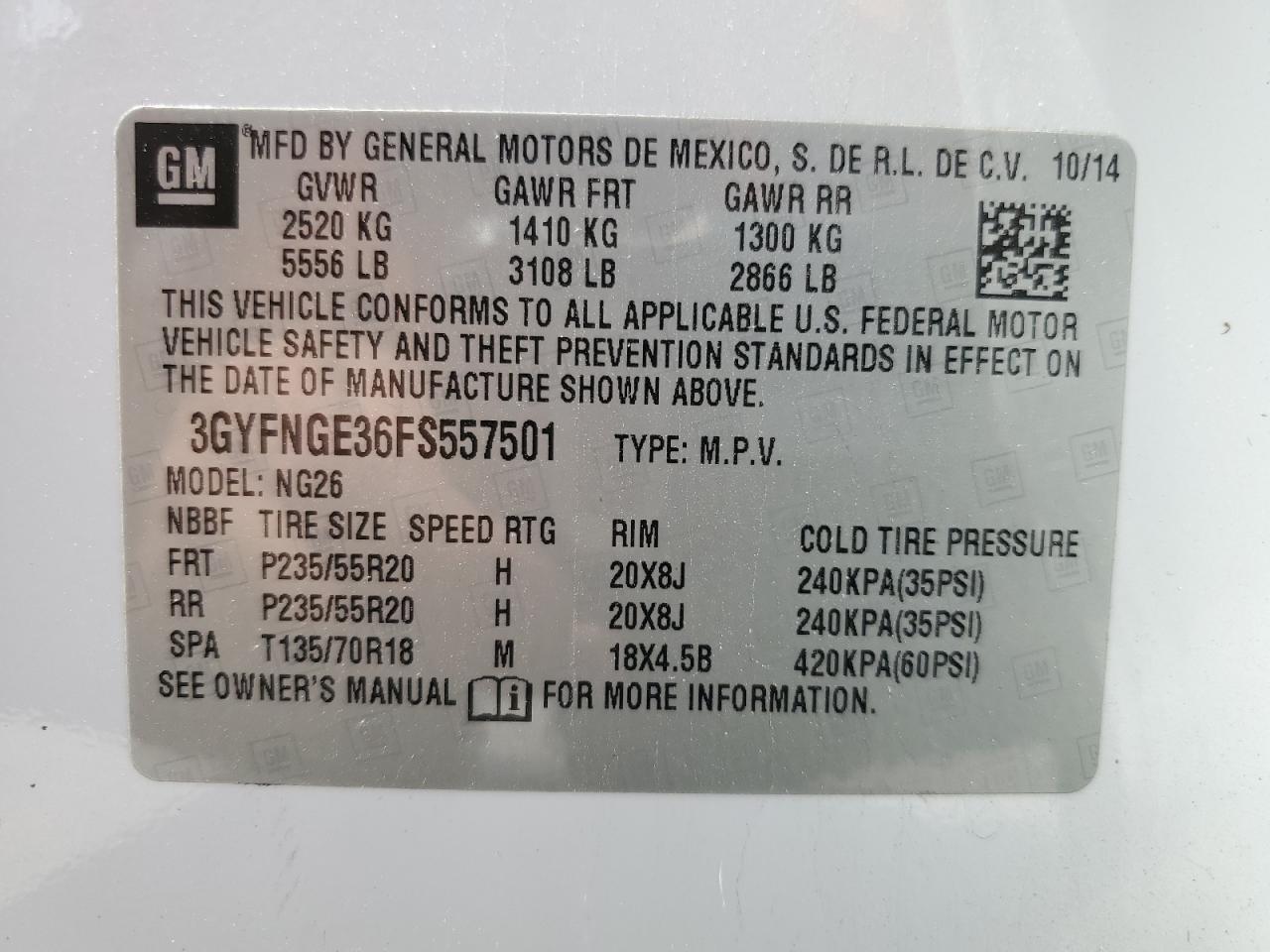 CADILLAC SRX PREMIUM COLLECTION