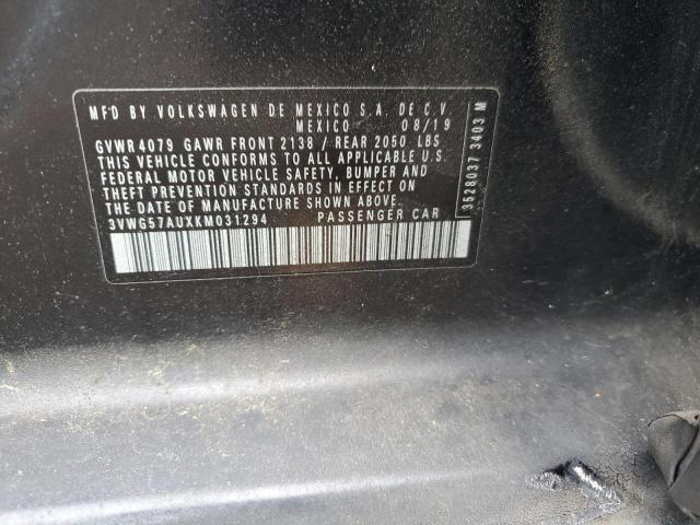 2019 VOLKSWAGEN GOLF S - 3VWG57AUXKM031294