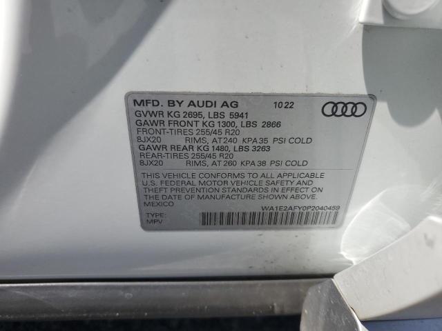 2023 AUDI Q5 E PREMI WA1E2AFY0P2040459