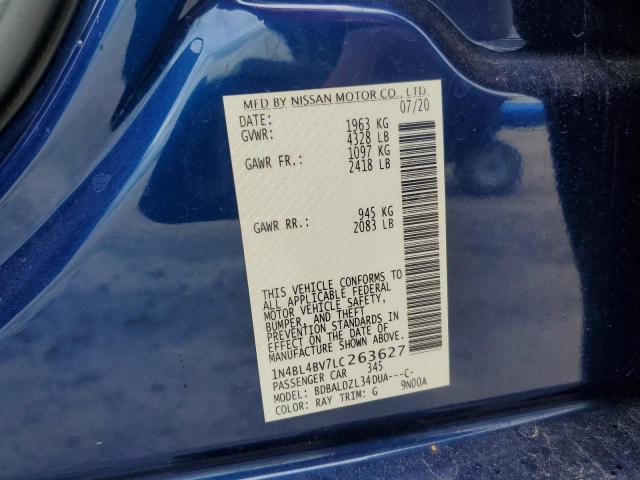 2020 NISSAN ALTIMA S - 1N4BL4BV7LC263627