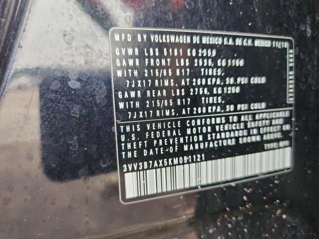 2019 VOLKSWAGEN TIGUAN SE - 3VV3B7AX5KM051121