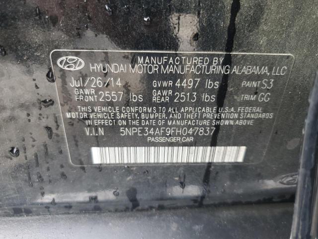 2015 HYUNDAI SONATA SPO - 5NPE34AF9FH047837