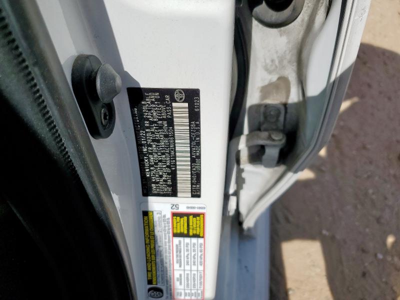 2022 TOYOTA CAMRY SE 4T1G11AK3NU661504