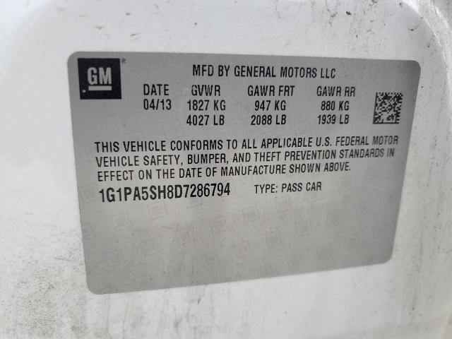 2013 CHEVROLET CRUZE LS - 1G1PA5SH8D7286794