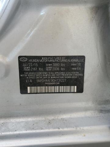 2016 HYUNDAI ELANTRA SE - 5NPDH4AE9GH731227