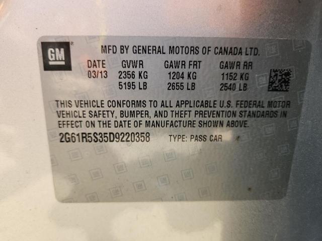 2013 CADILLAC XTS LUXURY - 2G61R5S35D9220358