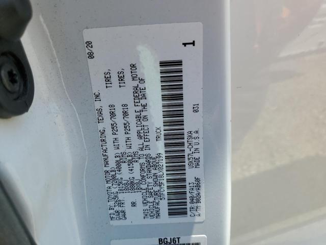 2020 TOYOTA TUNDRA DOU 5TFCY5F18LX027199