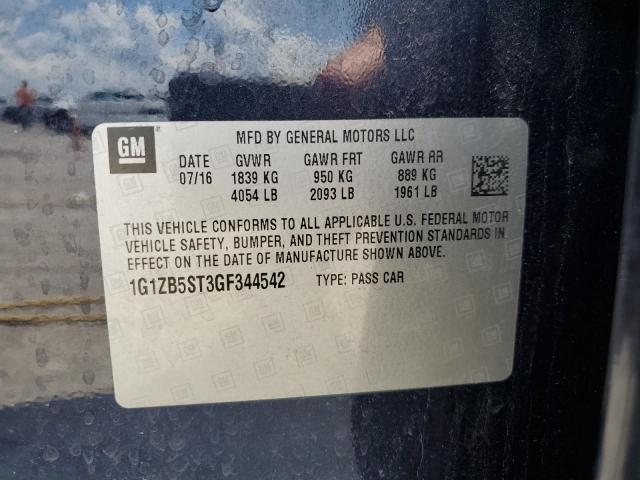 2016 CHEVROLET MALIBU LS - 1G1ZB5ST3GF344542