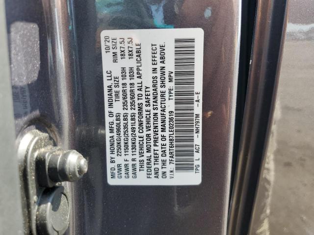 2020 HONDA CR-V EXL 7FART6H87LE023619
