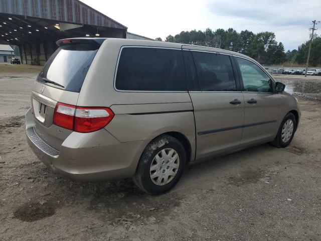 HONDA ODYSSEY LX 2006 tan sports v gas 5FNRL38206B078780 photo #4