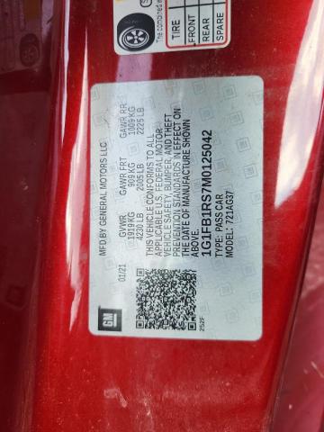 2021 CHEVROLET CAMARO LS 1G1FB1RS7M0125042