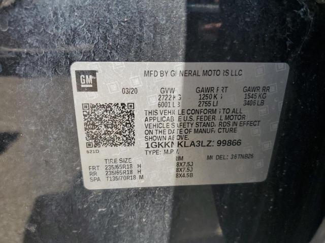 2020 GMC ACADIA SLE 1GKKNKLA3LZ199866