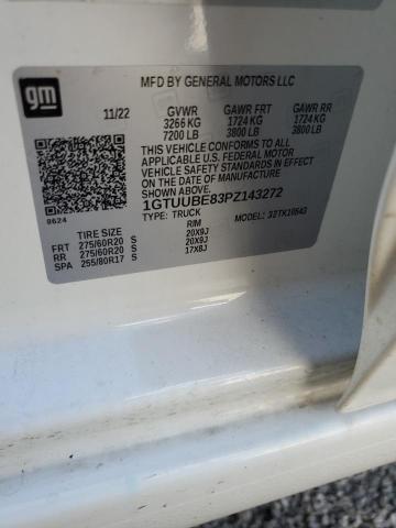 2023 GMC SIERRA K15 1GTUUBE83PZ143272