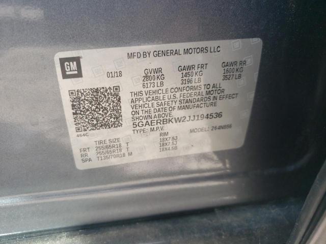 2018 BUICK ENCLAVE ES - 5GAERBKW2JJ194536