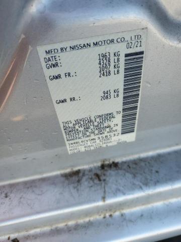 2021 NISSAN ALTIMA SR 1N4BL4CV5MN358532