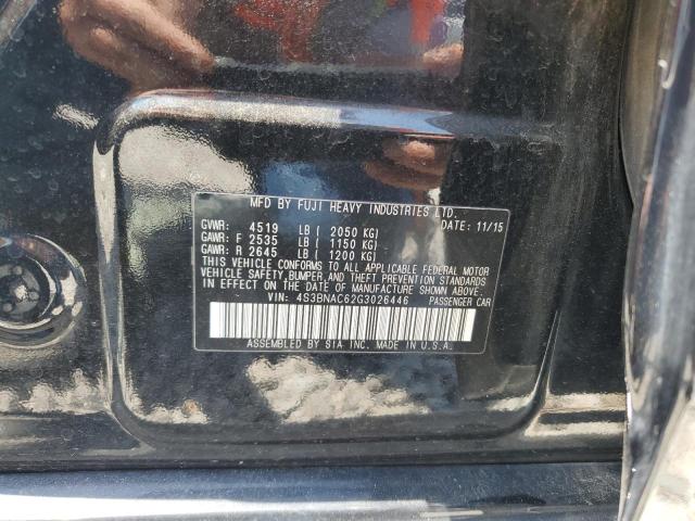 2016 SUBARU LEGACY 2.5 - 4S3BNAC62G3026446