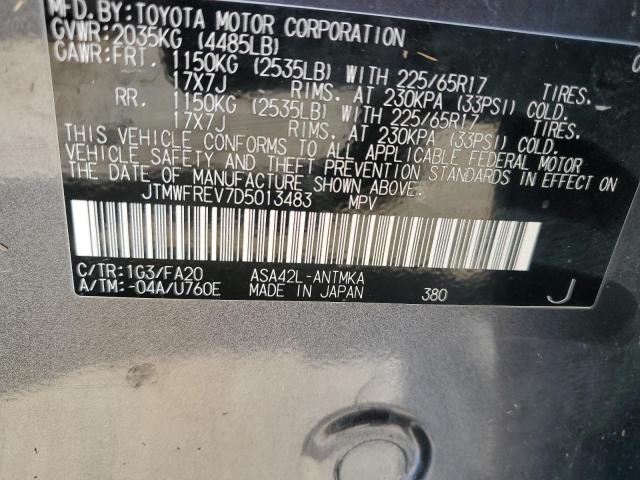 2013 TOYOTA RAV4 XLE - JTMWFREV7D5013483