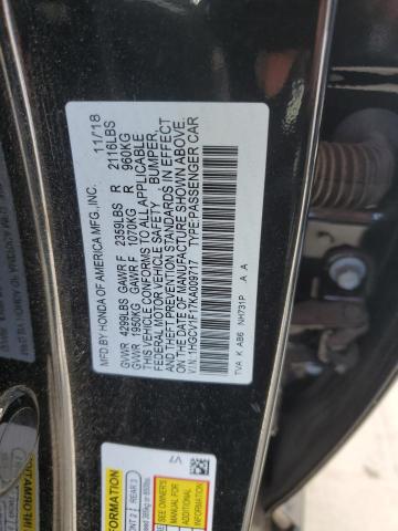 2019 HONDA ACCORD LX - 1HGCV1F17KA009717
