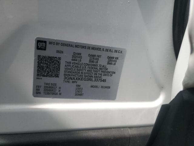2024 CHEVROLET EQUINOX LT 3GNAXKEG3RL337545