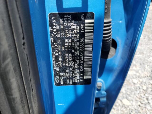 2019 HYUNDAI KONA SE KM8K1CAA6KU368186