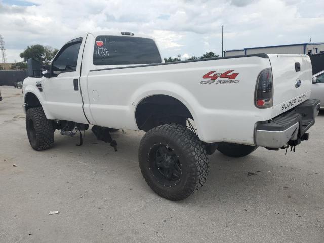 FORD F350 SRW S 2008 white pickup diesel 1FTSF31R88EB13196 photo #3