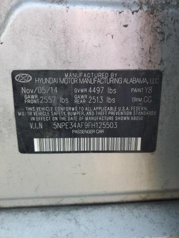 2015 HYUNDAI SONATA SPO 5NPE34AF9FH125503