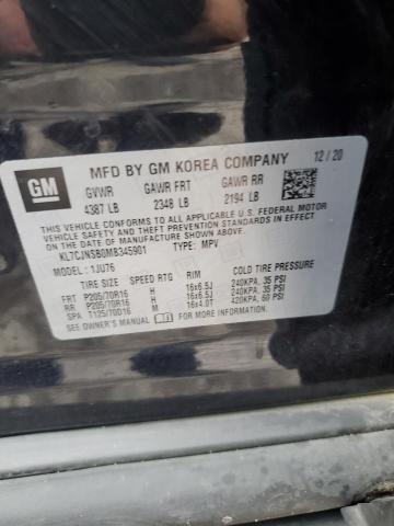 2021 CHEVROLET TRAX LS - KL7CJNSB0MB345901