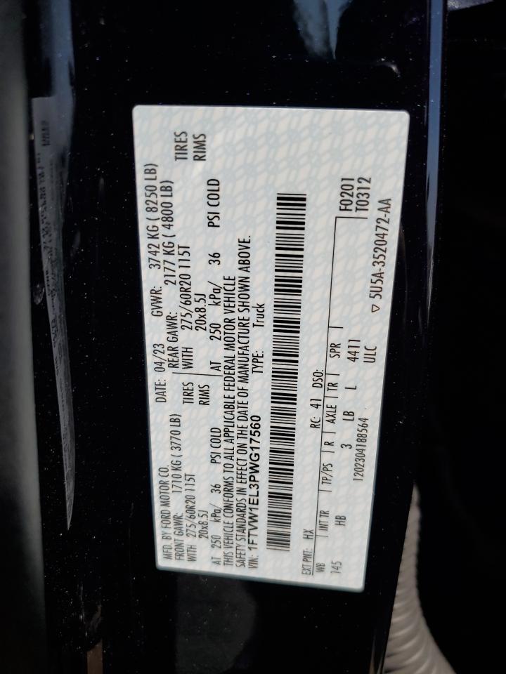 FORD F-150 LIGHTNING PRO