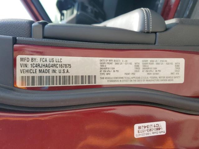 2024 JEEP GRAND CHEROKEE LAREDO 1C4RJHAG4RC167875