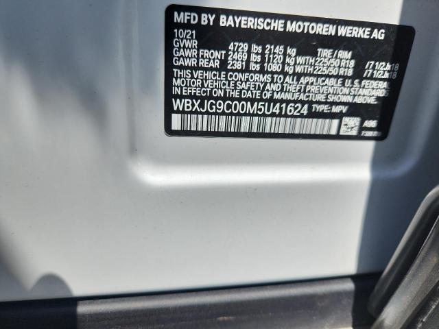 2021 BMW X1 XDRIVE2 - WBXJG9C00M5U41624