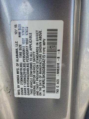 2016 HONDA ODYSSEY SE 5FNRL5H36GB054215