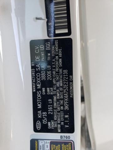 2018 KIA FORTE LX 3KPFK4A75JE272138