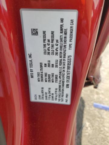2024 TESLA MODEL 3 5YJ3E1ET1RF855375